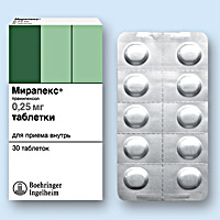 МИРАПЕКС<sup>®</sup> (MIRAPEX)